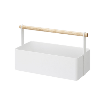 Storage Caddy - 2 Sizes - Steel + Wood