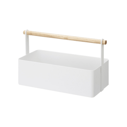 Storage Caddy - 2 Sizes - Steel + Wood