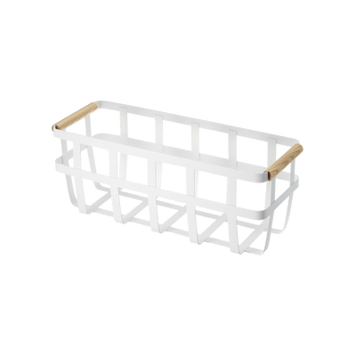 Storage Basket - Steel + Wood