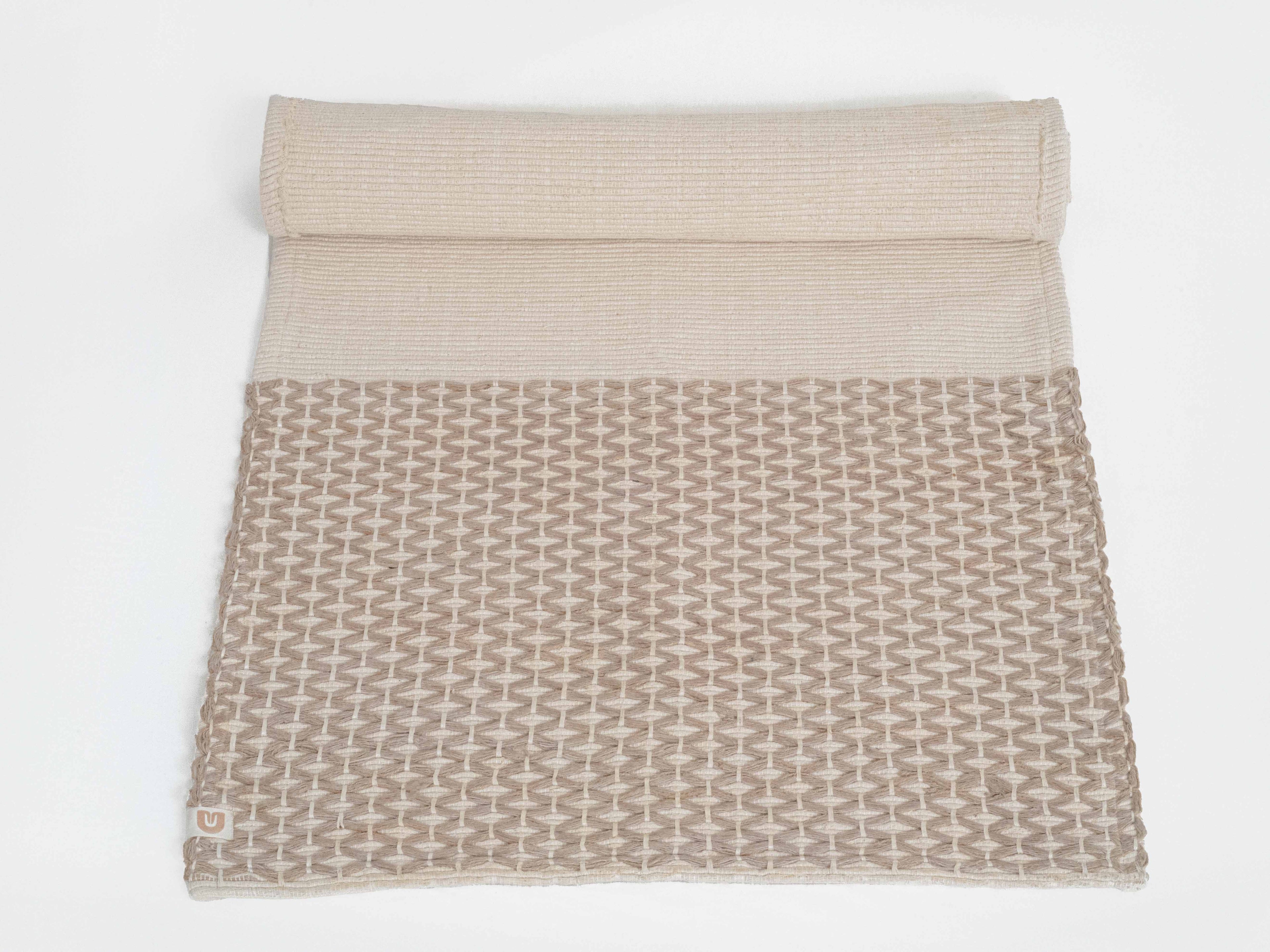 Diamond Yoga Mat - Clay &amp; Cream 7mm