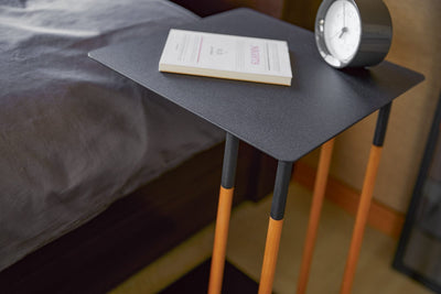C Side Table (22" H)  - Steel & Wood