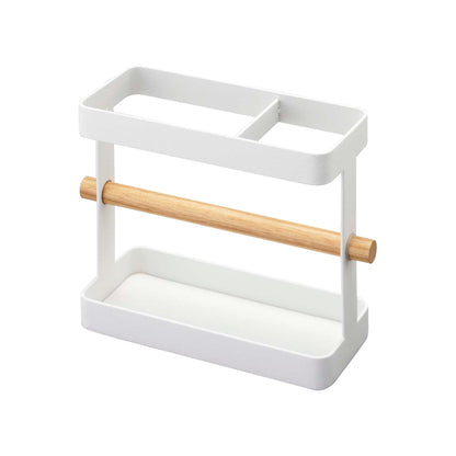Utensil Holder - Steel + Wood
