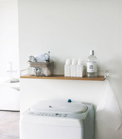 Wall-Mounted Shelf (3&quot; H)  - Wood