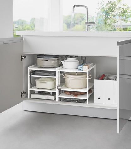 Three-Tier Cabinet Storage Rack (14&quot; H)  - Steel