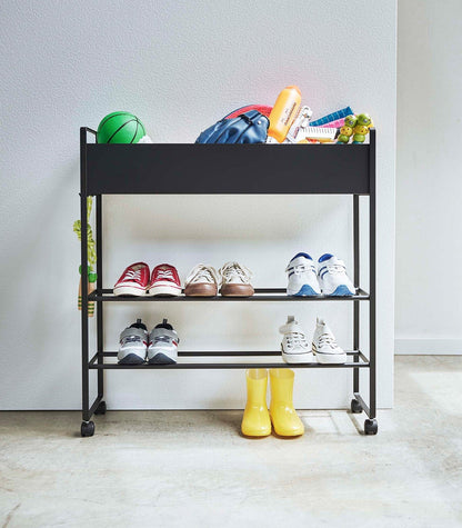 Entryway Storage Cart (29.33&quot; H)  - Steel