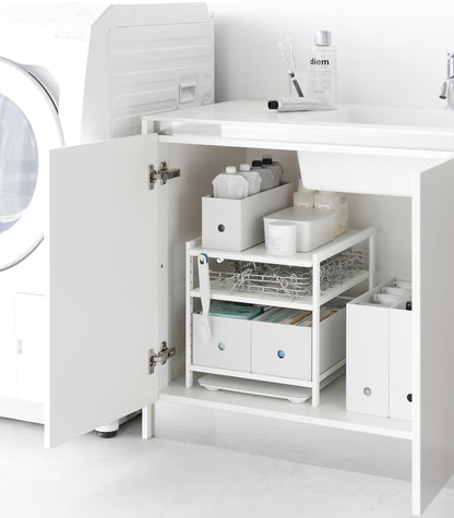 Three-Tier Cabinet Storage Rack (14&quot; H)  - Steel