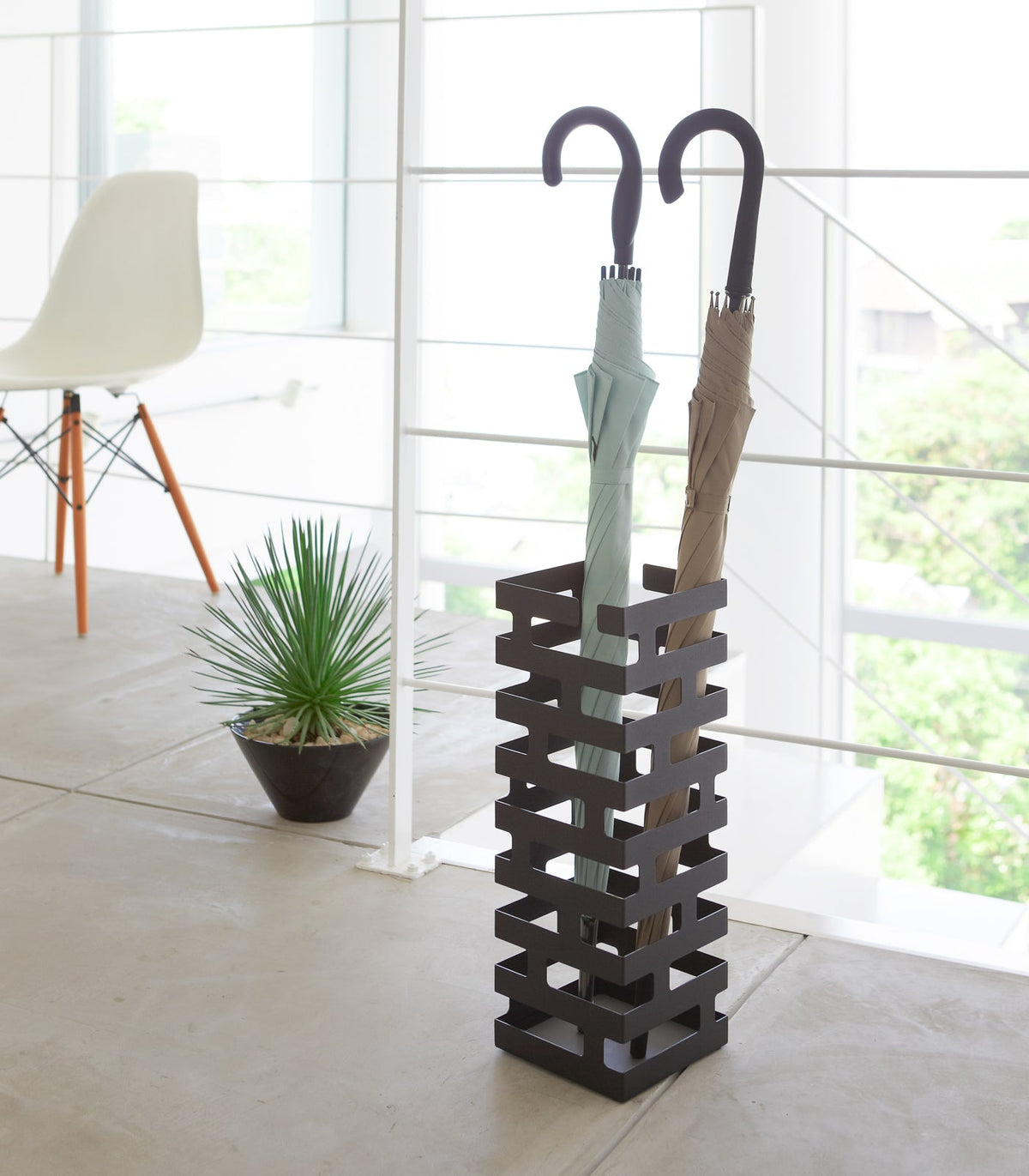Umbrella Stand - Square - Steel