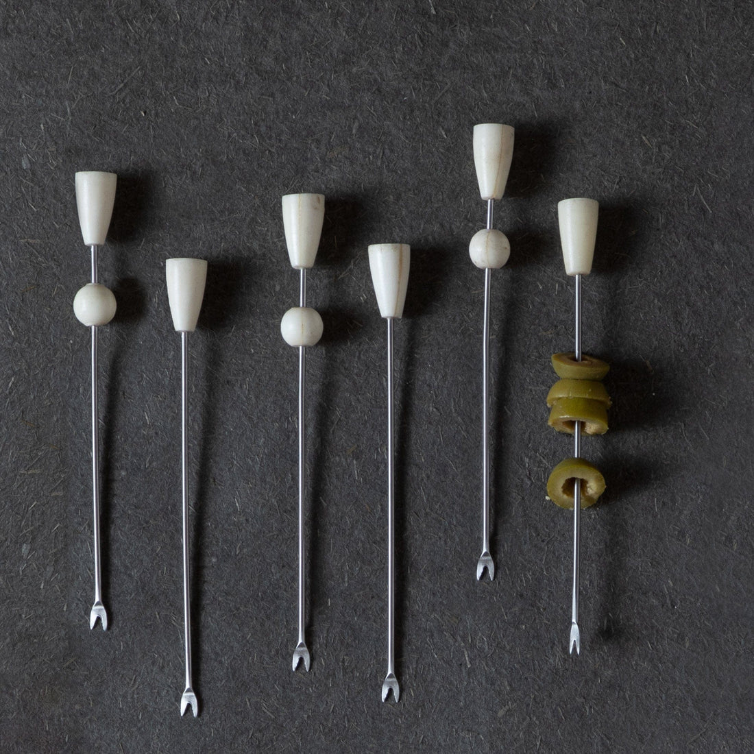 Blanco Cocktail Picks | Set of 6