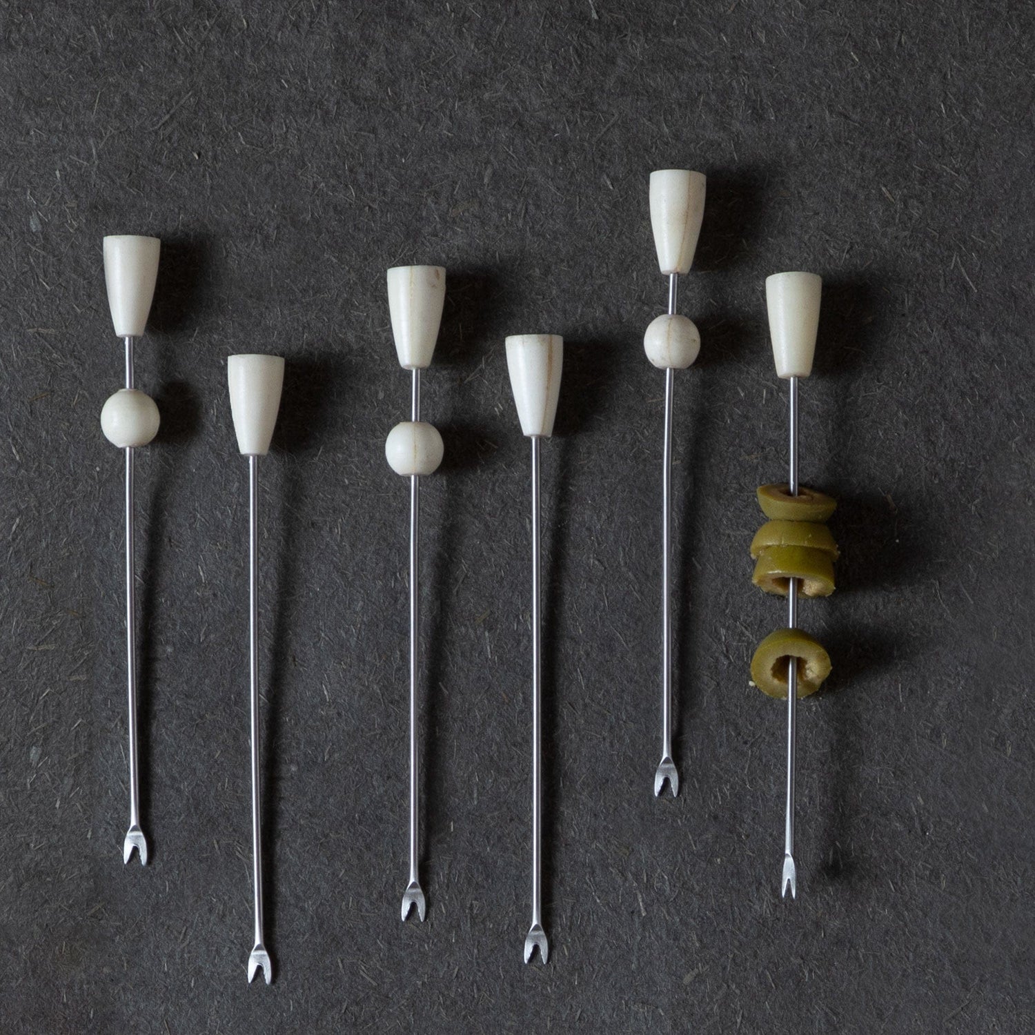 Blanco Cocktail Picks | Set of 6