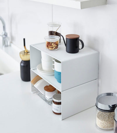 Stackable Countertop Shelf - Steel