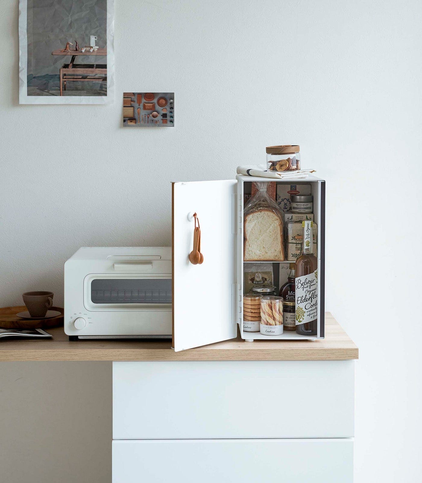 Bread Box - Steel + Wood