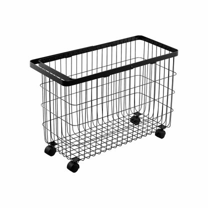 Rolling Wire Basket (14.8&quot; H)  - Steel