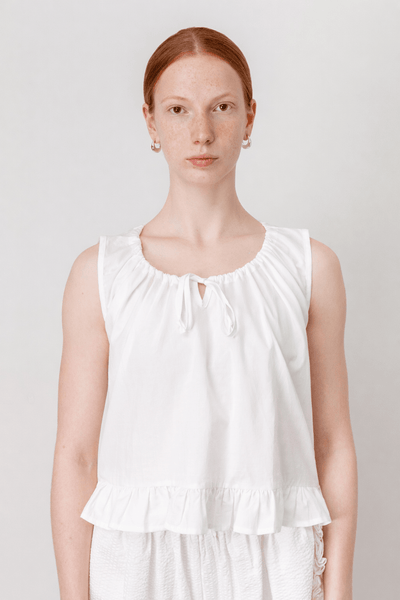 Gari Top in White