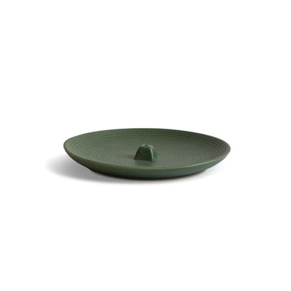 Green Ceramic Incense Holder Plate