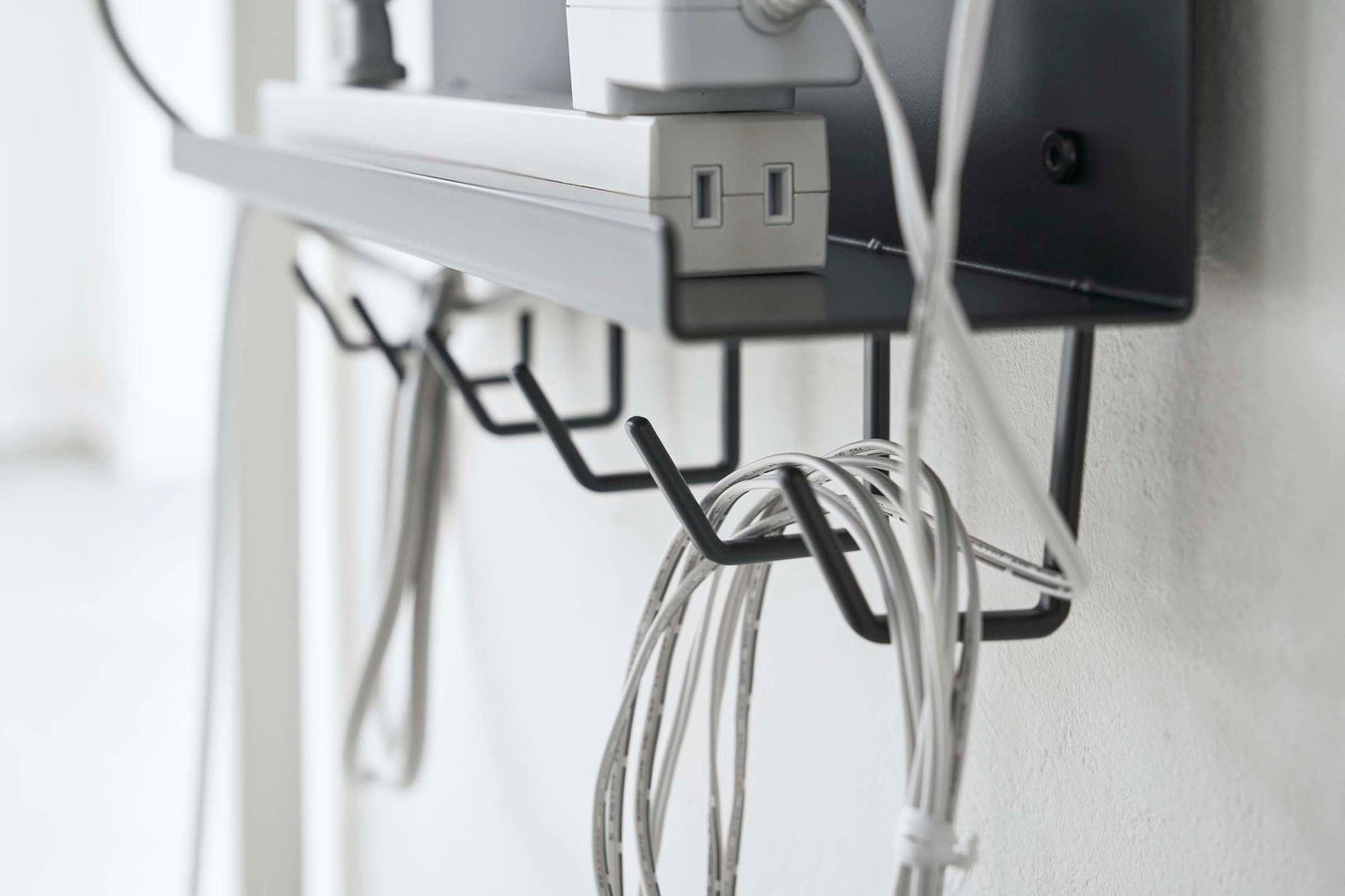 Under-Desk Cable &amp; Router Storage Rack - Steel