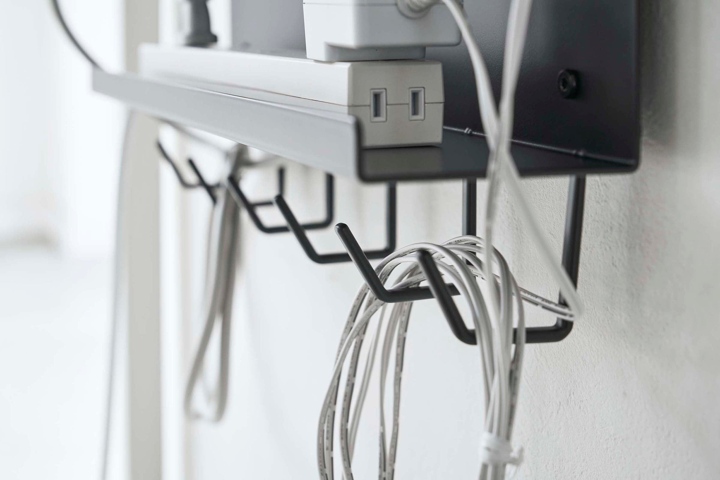 Under-Desk Cable &amp; Router Storage Rack - Steel