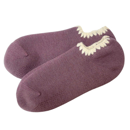 Merino Wool Slipper Socks with Grip — Handmade in Japan