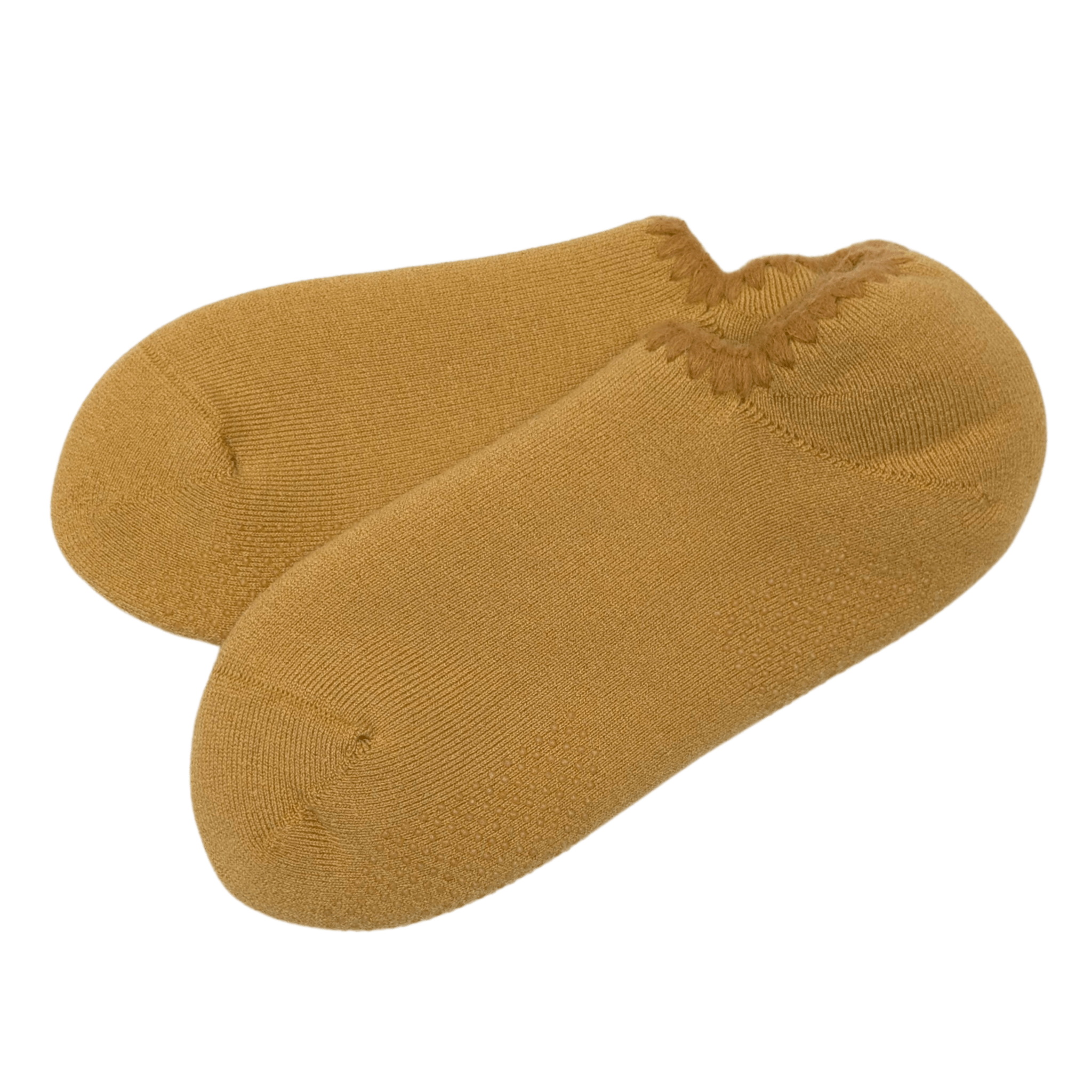 Handcrafted Wool Japanese Slipper Socks with Grips - Large