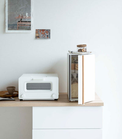 Bread Box - Steel + Wood