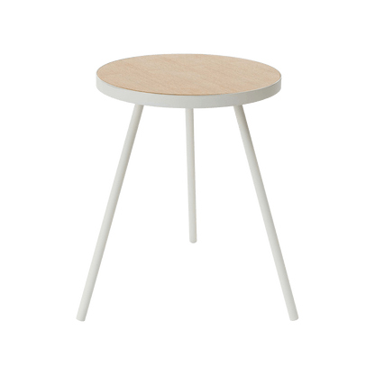 Side Table (20" H)  - Steel + Wood
