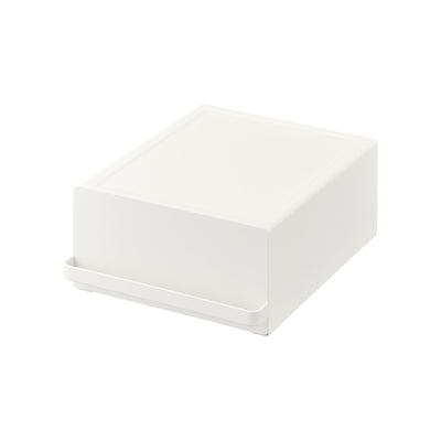 White Countertop Rack with Drawer Yamazaki Home