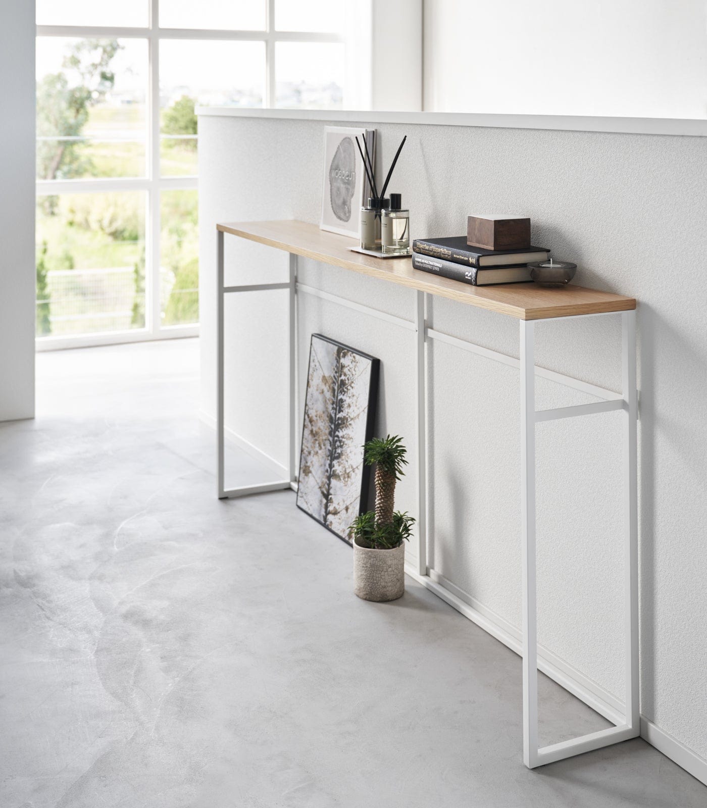 Long Console Table - Two Styles - Steel | Japandi Home – Japandi
