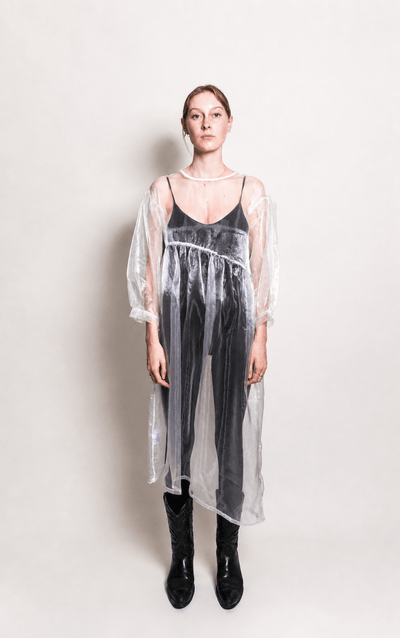 Jayme Dress in Oat Organza