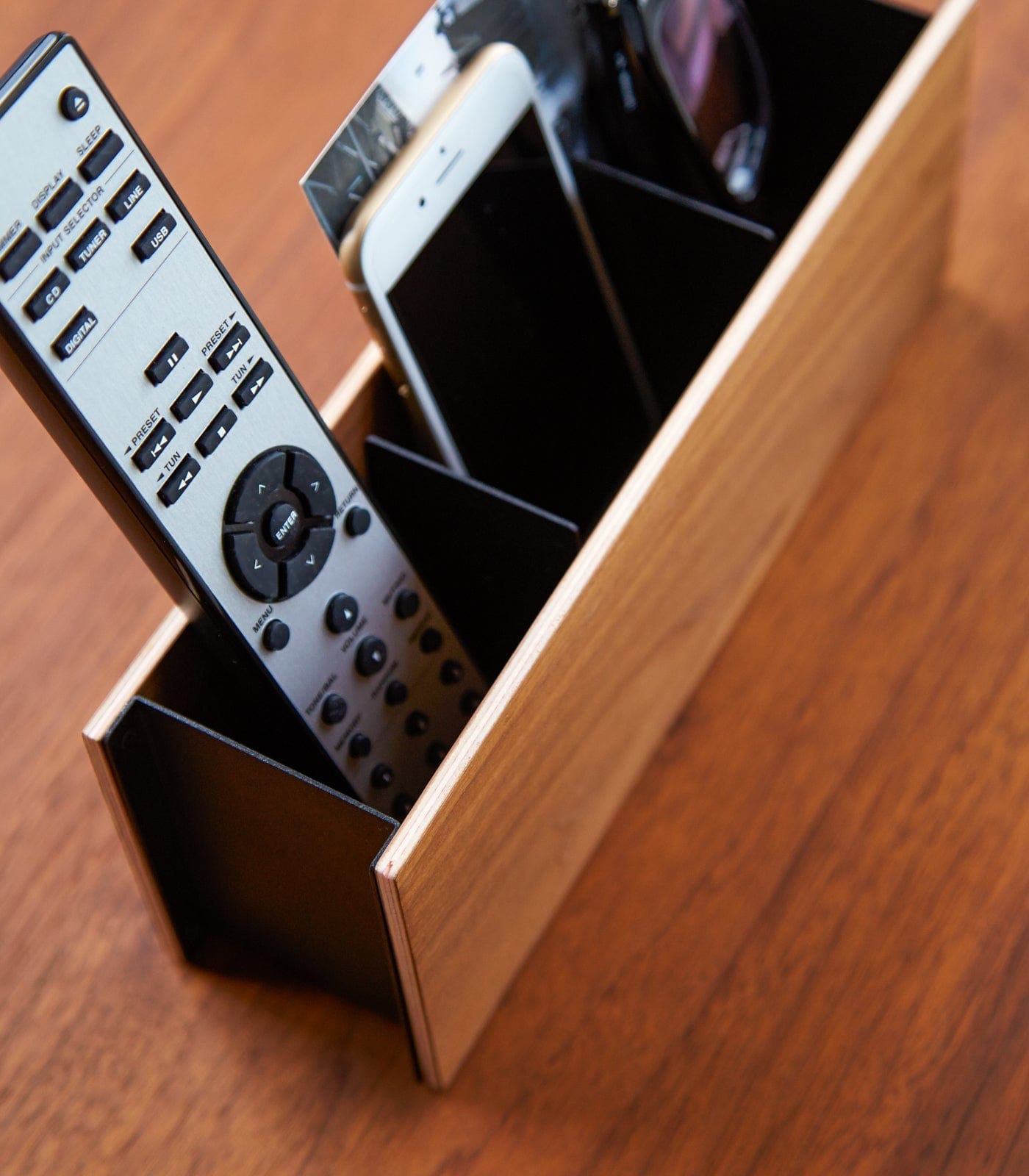 Desk Organizer - Large - Steel + Wood