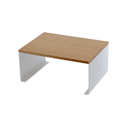 Stackable Countertop Shelf - Two Sizes - Steel + Wood