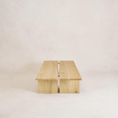 Kyoto coffee table, low-profile minimalist silhouette