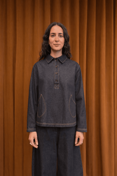 Louie Henley in Indigo