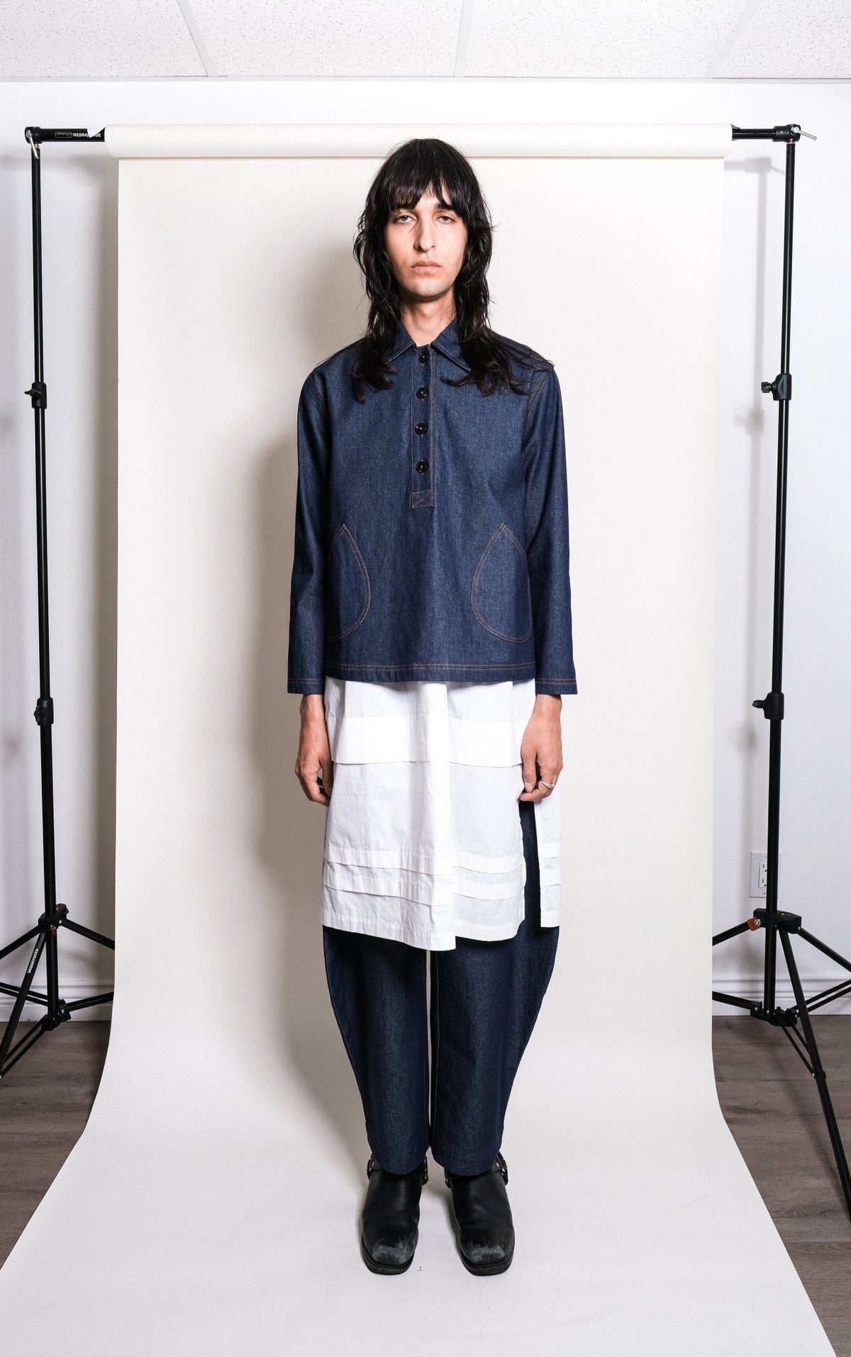 Louie Henley in Indigo