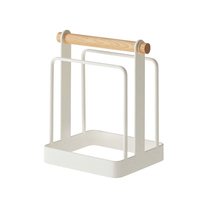 Cutting Board Stand - Steel + Wood