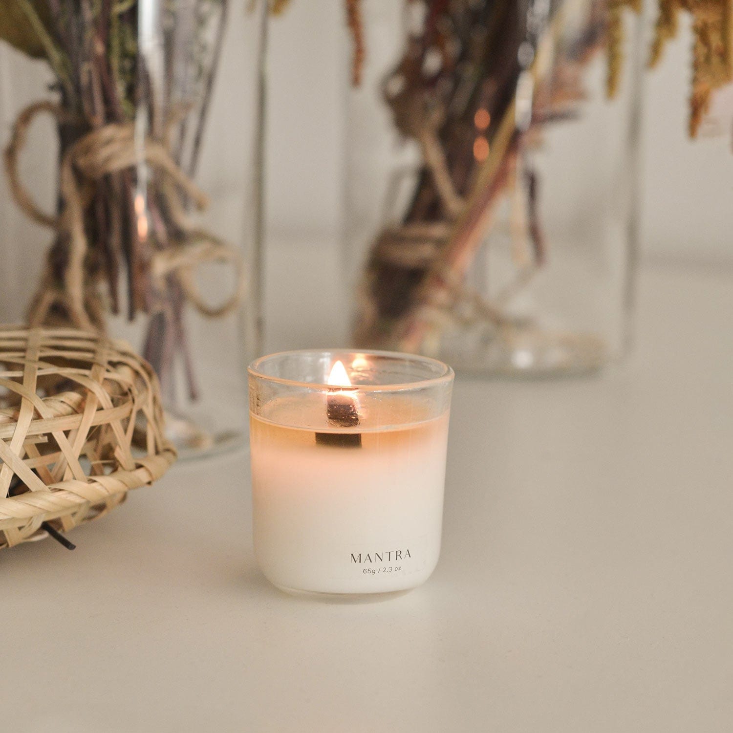 Candle with &