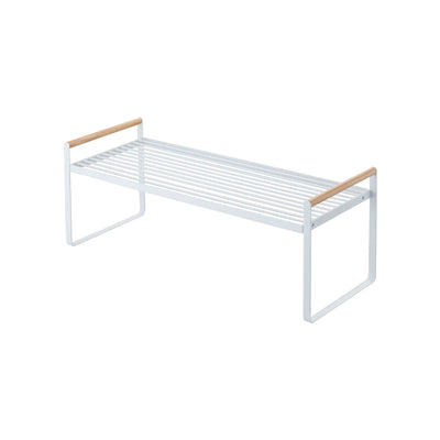 Countertop Wire Shelf - Steel + Wood