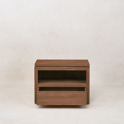 Sofita Wood Nightstand - Mocha