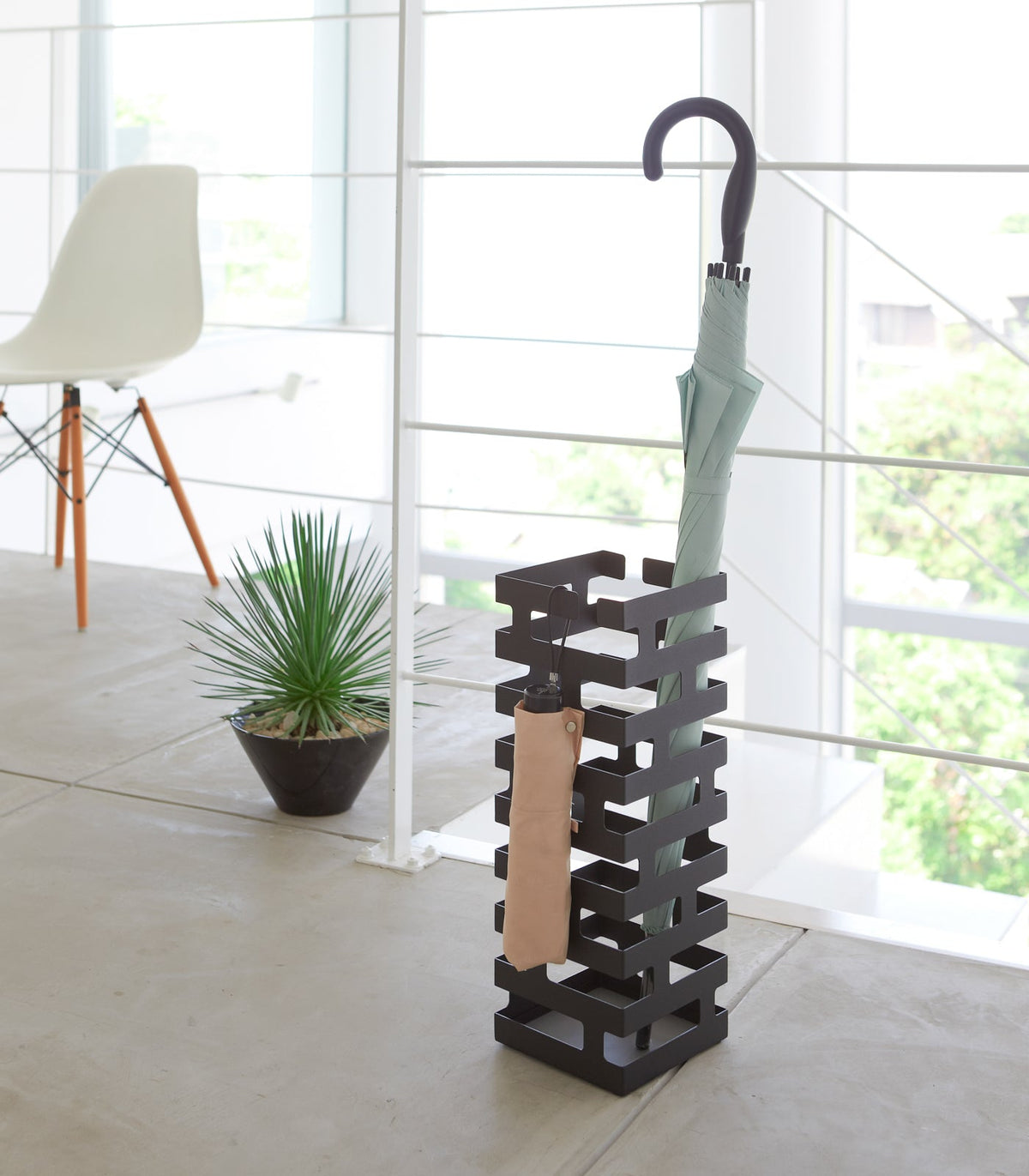 Umbrella Stand - Square - Steel