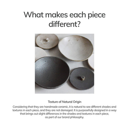 Sand Ceramic Incense Bowl