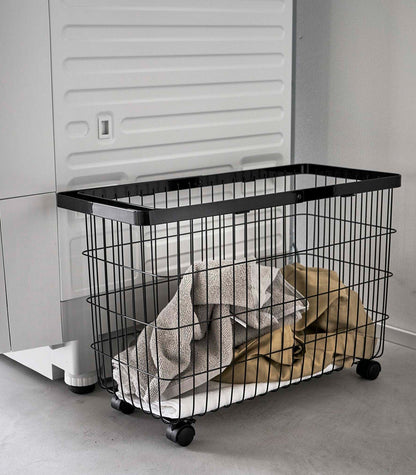 Rolling Wire Basket (14.8&quot; H)  - Steel