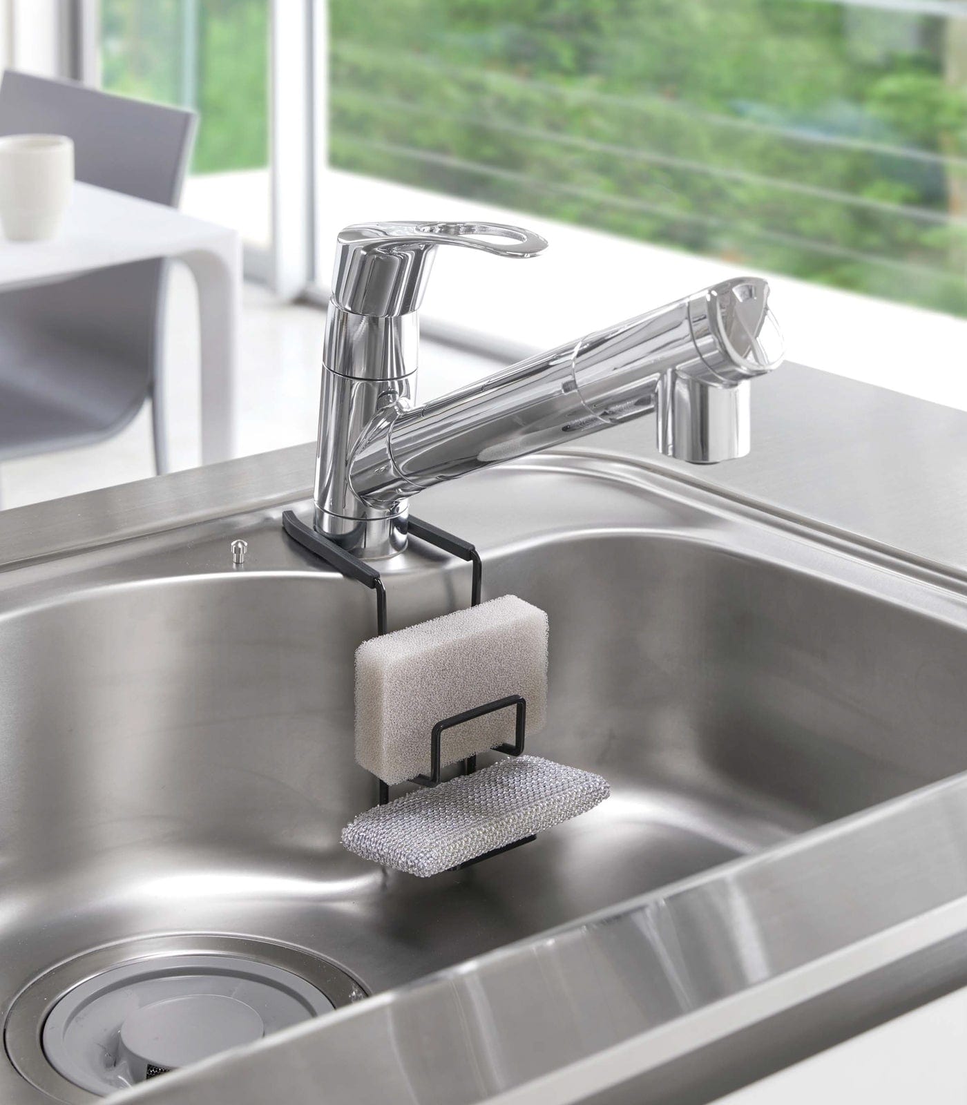 Faucet Hanging Sponge Holder - Two Sizes - Steel
