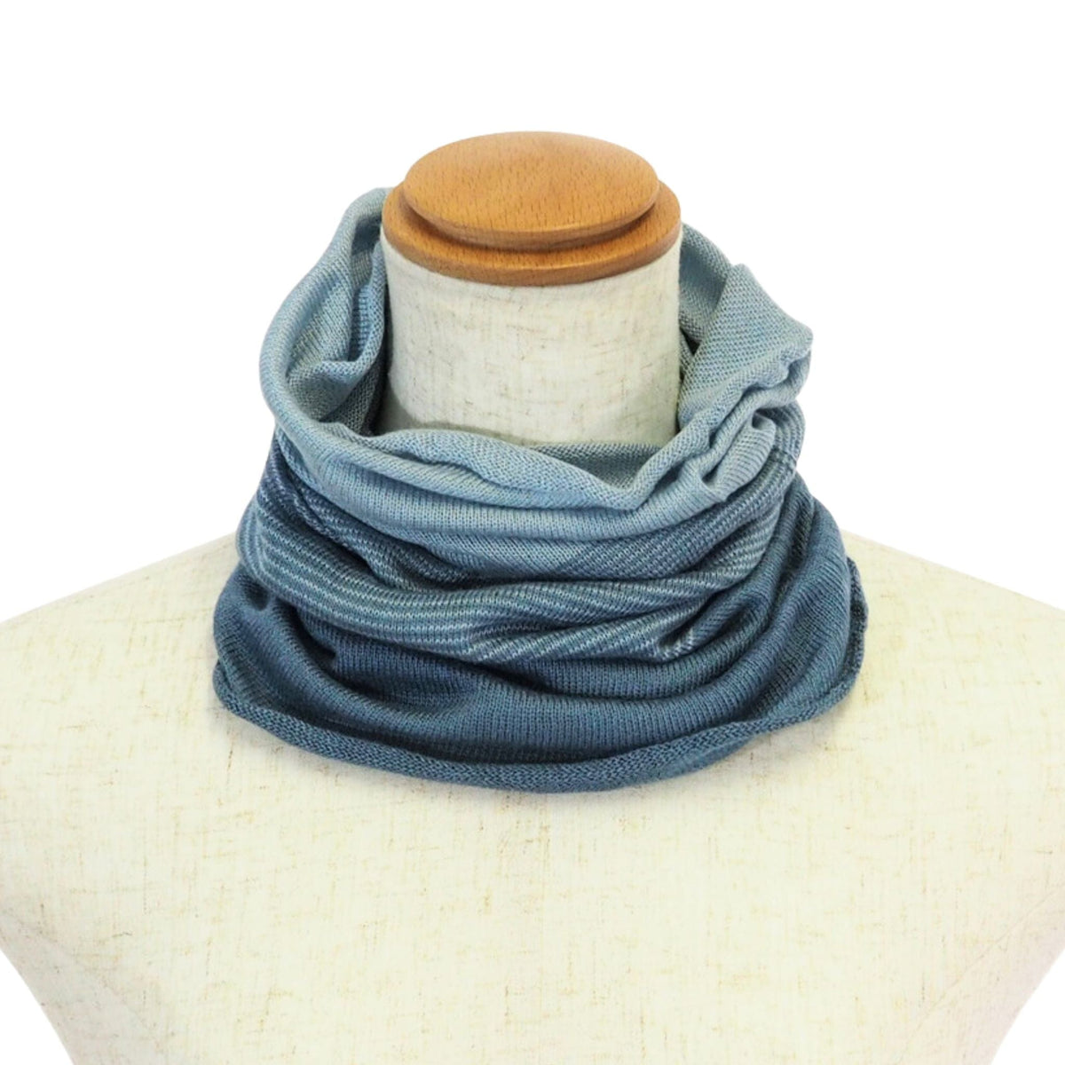 Luxurious 100% Silk Gradient Neck Warmer | Versatile & Lightweight