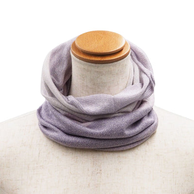 Luxurious 100% Silk Gradient Neck Warmer | Versatile & Lightweight