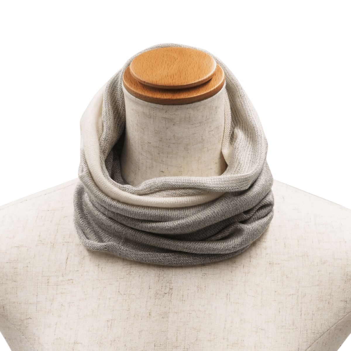 Luxurious 100% Silk Gradient Neck Warmer | Versatile & Lightweight
