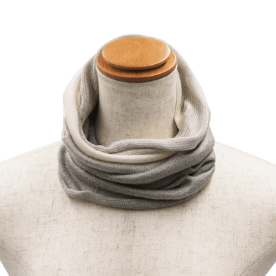 Luxurious 100% Silk Gradient Neck Warmer | Versatile & Lightweight