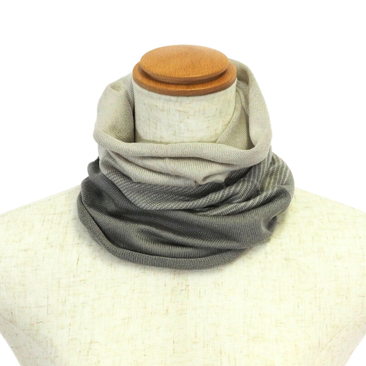 Luxurious 100% Silk Gradient Neck Warmer | Versatile & Lightweight