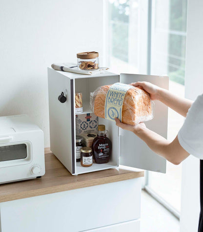 Bread Box - Steel + Wood