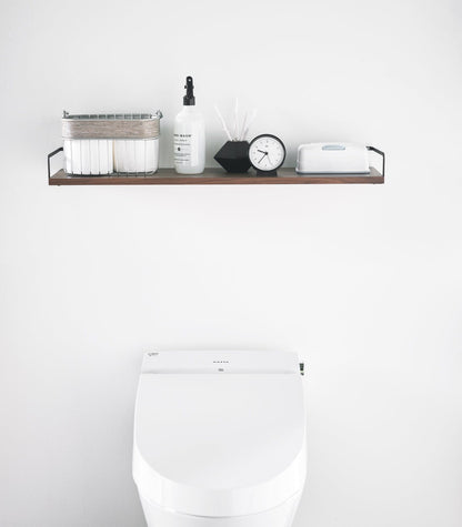 Wall-Mounted Shelf (3&quot; H)  - Wood