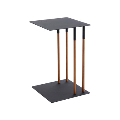 C Side Table (22" H)  - Steel & Wood