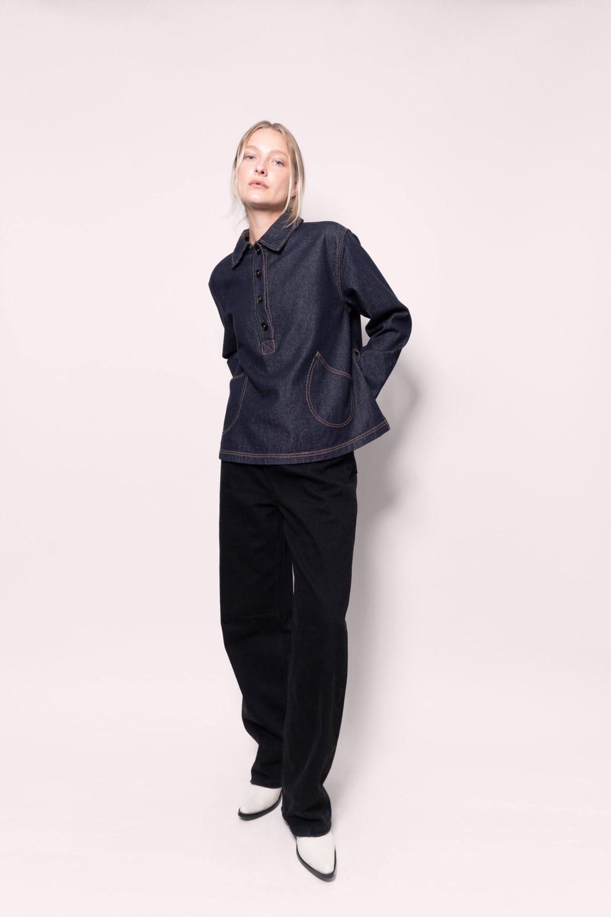 Ollie Denim in Dark Wash