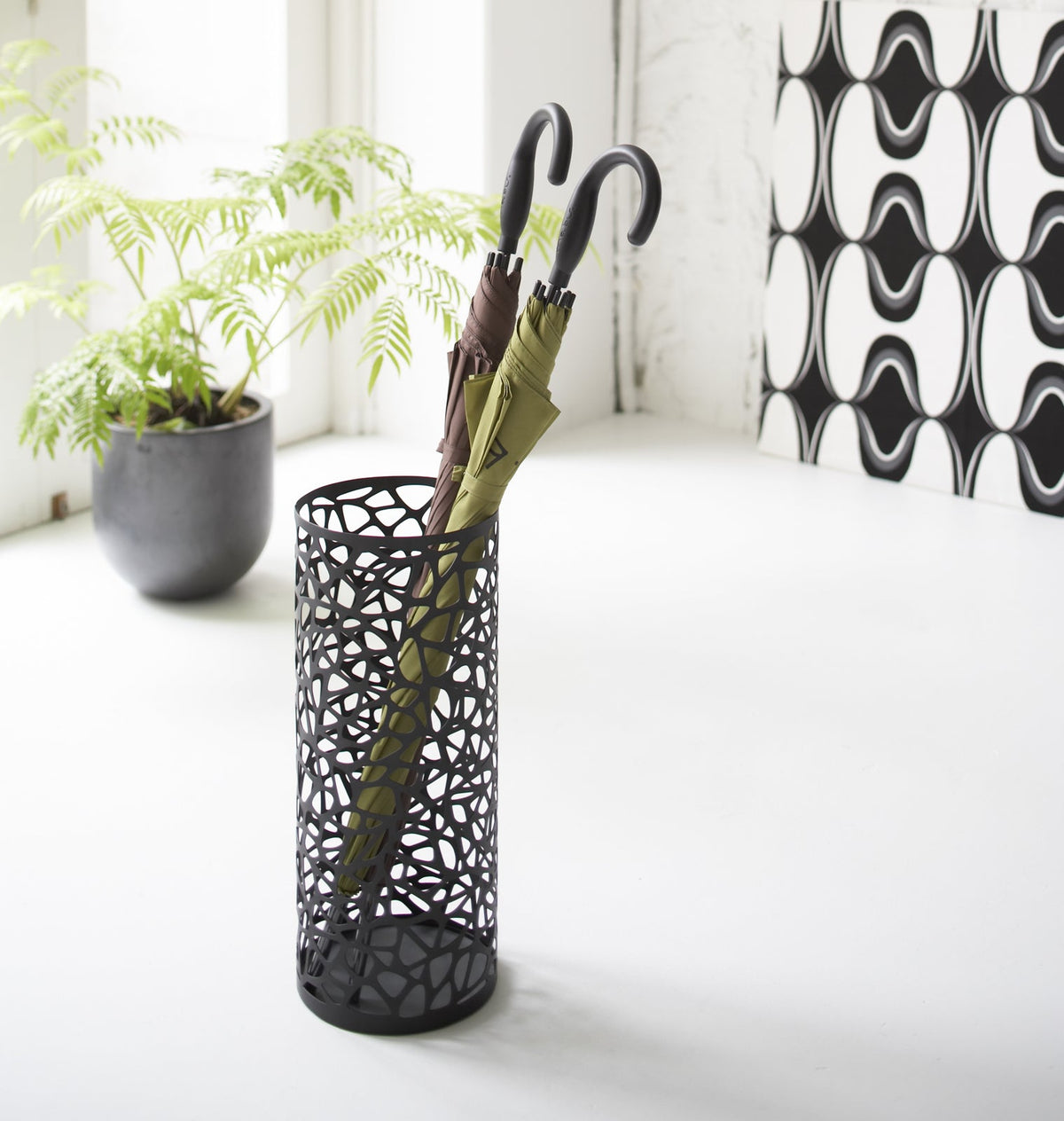 Umbrella Stand - Round - Steel